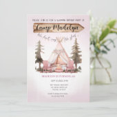 Invitation Les filles roses se frottent sous les étoiles Anni (Debout devant)