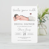 Invitation Les filles sont allées douches nuptiales (Debout devant)