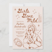 Invitation Les filles sont parties à l'Itinéraire de la fête (Devant)