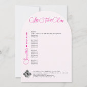 Invitation Les filles sont parties Mild rose Spa Bach Bachelo