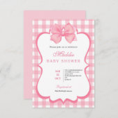 Invitation Les filles veulent juste être un garçon rose 1er a (Devant / Derrière)