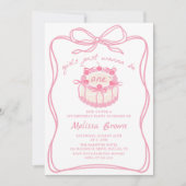 Invitation Les filles veulent juste être un garçon rose 1er a (Devant)