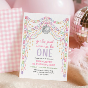 Invitation Les filles veulent juste être une : Anniversaire D