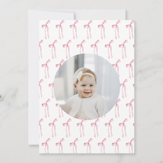 Invitation Les filles veulent juste tourner un bow photo 1er (Dos)