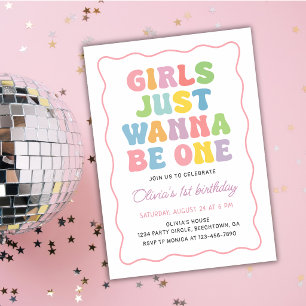 Invitation Les Filles Veulent Juste Une Fête D'anniversaire C