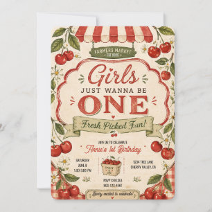 Invitation Les Filles Veulent Tout Simplement Être Un 1er Ann