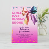 Invitation Les Filles Veulent Tout Simplement Être Une Fête d (Debout devant)