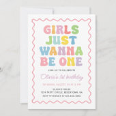 Invitation Les Filles Veulent Tout Simplement Être Une Fête D (Devant)