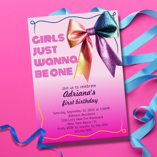 Invitation Les Filles Veulent Tout Simplement Être Une Fête d