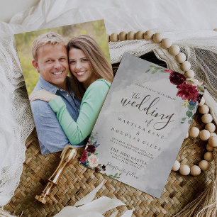 Invitation Les Fleurs Classiques Mariages De