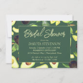 Invitation Les fleurs d'Avocado | Fête des mariées rustique v (Devant)