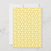 Invitation Les Fleurs De Soleil Douces Comme Peut Être Baby s (Dos)