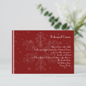 Invitation Les flocons blancs lors de la répétition des Maria (Debout devant)