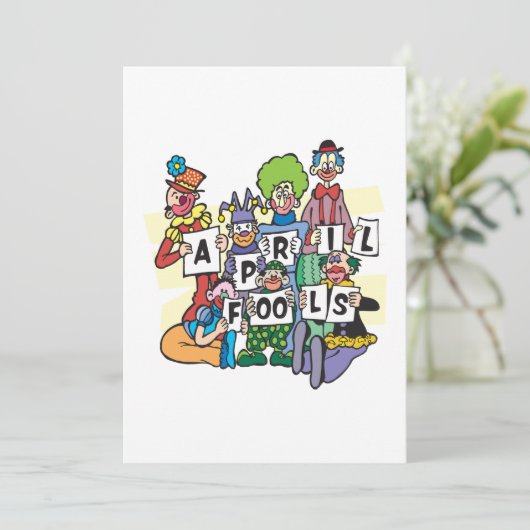 Invitation Les Folies d'Avril (Debout devant)