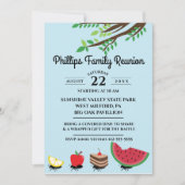 Invitation Les fourmis transportent de la nourriture dans la  (Devant)