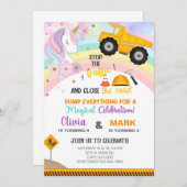 Invitation Les frères et soeurs licorne et l'invitation d'ann (Devant / Derrière)