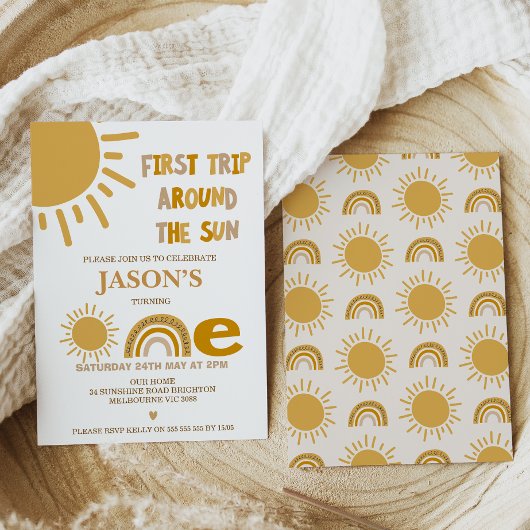 Invitation Les Garçons Modernes Premier Voyage Autour Du Sole