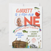 Invitation Les Garçons Roulez En Amusant Ofish Un 1er Anniver (Devant)