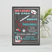 Invitation Les infirmières dirigent la manœuvre Diplôme École (Debout devant)