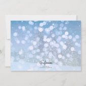 Invitation Les jeunes mariés d'abord Noël (Dos)