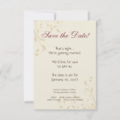 Invitation Les jonquilles et le blé de Fuschia font gagner la (Dos)