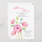 Invitation Les Joys de l'invitation du printemps (Devant / Derrière)