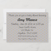 Invitation Les jumeaux sont sur le baby shower de manière (Dos)