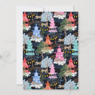 Invitation Les léopards de la fête sur les Noirs