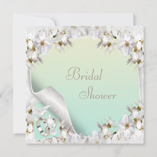 Invitation Les lis, les colombes et les alliances monnayent (Devant)