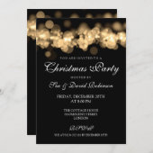 Invitation Les lumières des bokees de Noël (Devant / Derrière)