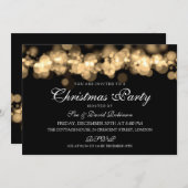 Invitation Les lumières des bokees de Noël (Devant / Derrière)