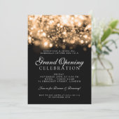 Invitation Les lumières d'or de la grande ouverture officiell (Debout devant)