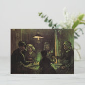 Invitation Les Mangeurs de pommes de terre de Vincent van Gog (Debout devant)