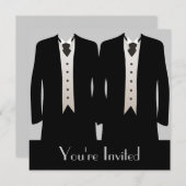 Invitation Les mariés (Devant / Derrière)