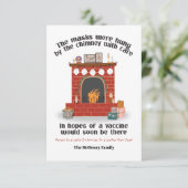 Invitation Les Masques ont été suspendus par la Chimney avec  (Debout devant)