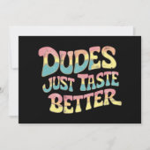 Invitation Les mecs ont juste meilleur goût Mois de la fierté (Devant)