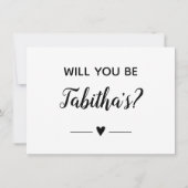 Invitation Les meilleures tantes sont promues marraine (Dos)