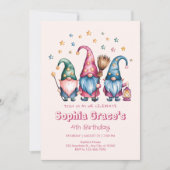 Invitation Les meilleurs amis pour toujours gnomes (Devant)