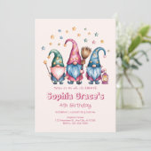 Invitation Les meilleurs amis pour toujours gnomes (Debout devant)