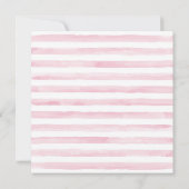 Invitation Les mignonnes filles Jungle Animaux Baby shower (Dos)