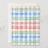 Invitation Les mignons animaux de ferme appellent tous les pa (Dos)