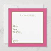 Invitation Les mignons enfants à la cuisine fête d'anniversai (Dos)