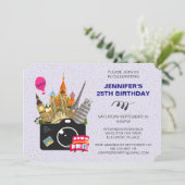 Invitation Les monuments européens Goût de l'Europe Anniversa (Debout devant)