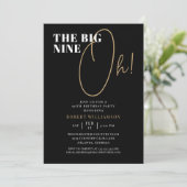 Invitation Les Neuf Oh Black 50e anniversaire (Debout devant)