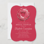 Invitation Les noix de cajou parsemées et une Fête de l'marié (Devant)