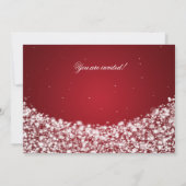 Invitation Les nouvelles années de partie Champagne d'Ève (Dos)