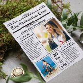 Invitation Les Nouvelles de la Graduation ! Journaux imprimab