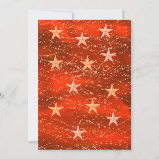 Invitation Les nuits arabes Orange (Dos)