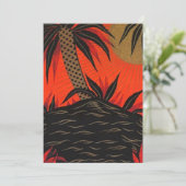 Invitation Les nuits tropicales polynésiennes de Tiki à Luau (Debout devant)