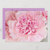 Invitation Les oeillères roses (Devant / Derrière)